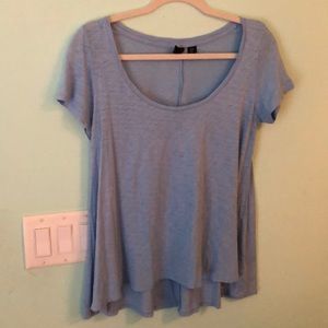 Light blue top